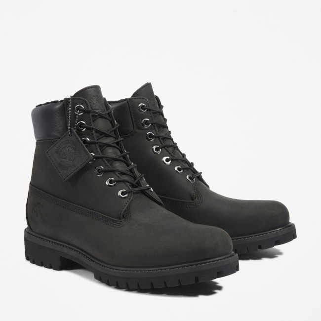 Timberland Premium 6-Inch Lace-Up Waterproof Boot for Men in Black