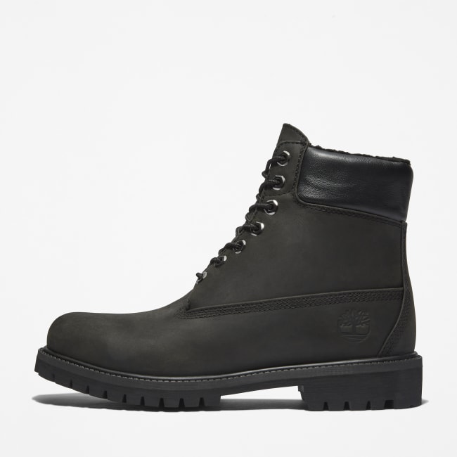 Timberland Premium 6-Inch Lace-Up Waterproof Boot for Men in Black