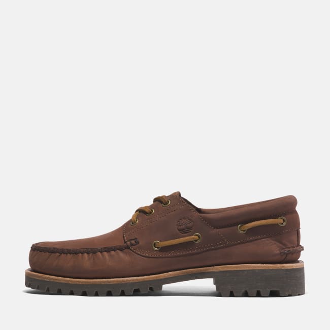 Timberland® Authentic Handsewn Boat Shoe for Men in Brown