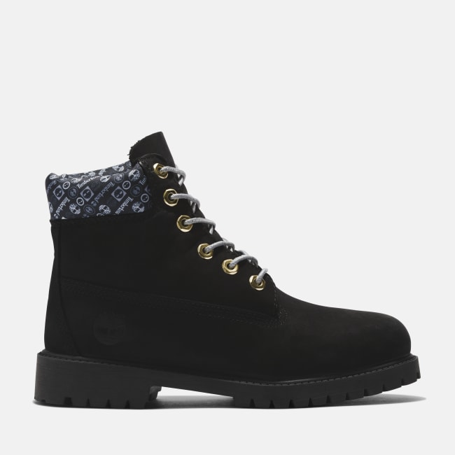 timberland junior noir