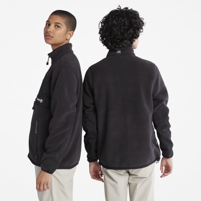 All Gender Polartec® Fleece Jacket in Black