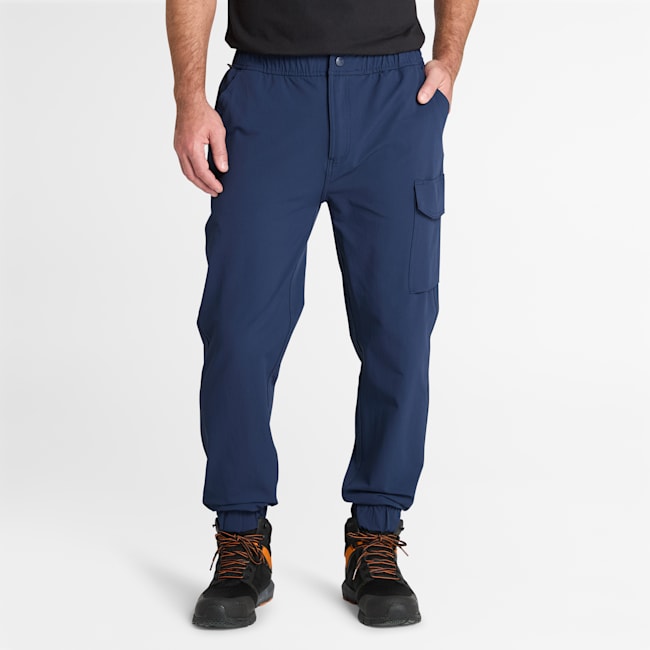 Pantaloni Ragazzo Nautica Blu Marino Taglia 8 - Twill Elasticizzato Con Vita Regolabile