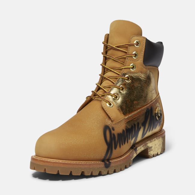 Jimmy Choo x Timberland® Spray-painted Boot for Men in Yellow