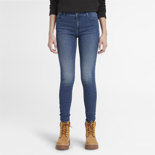 Skinny Denim Jeans for Women in Indigo