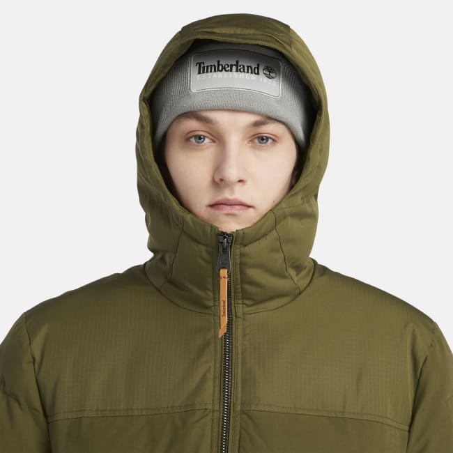 Doudoune déperlante à capuche Mountain Welch pour homme en vert