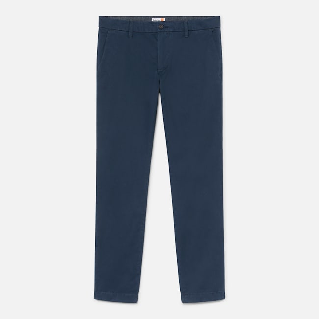 Sargent Lake Stretch Chino Trousers for Men in Navy
