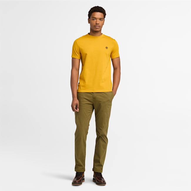 Dunstan River T-shirt For Men In Yellow