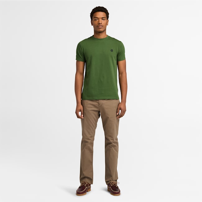 Dunstan River T-Shirt for Men in Dark Green