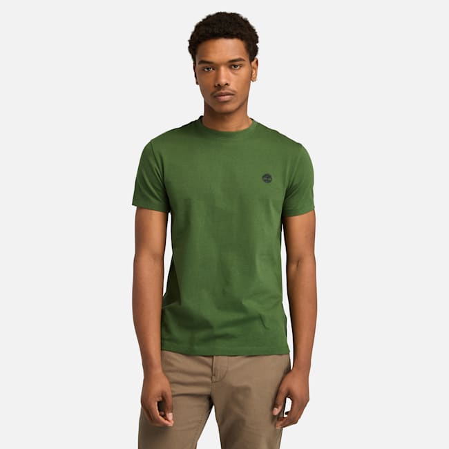 Dunstan River T-Shirt for Men in Dark Green