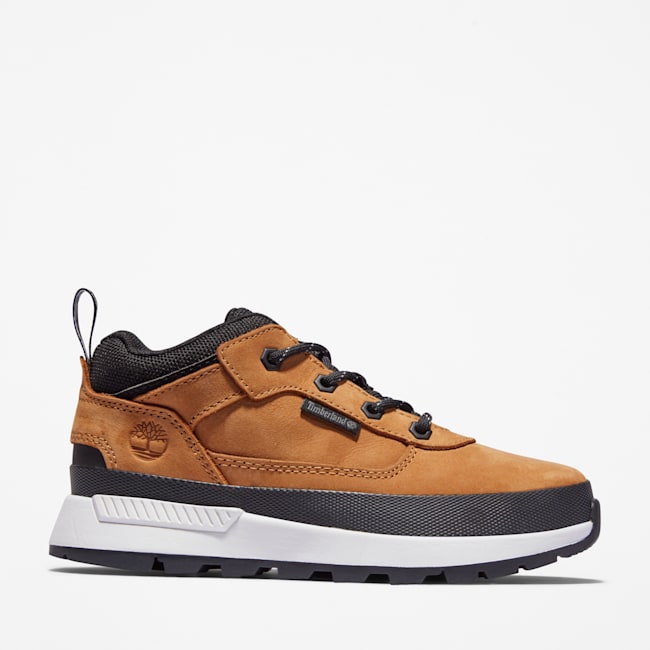 Field Trekker Lace-up Trainer for Youth in Yellow